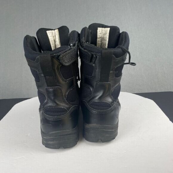 Thorogood BBP Waterproof Side-Zip Men's size 11 M Black Leather Tactical Boots - Picture 3 of 16